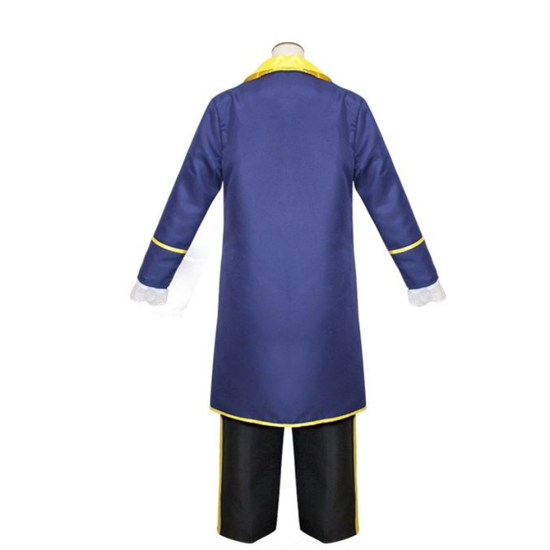 Carnival Cosplay Children Blue Boys Pianist Prince Costume For Party