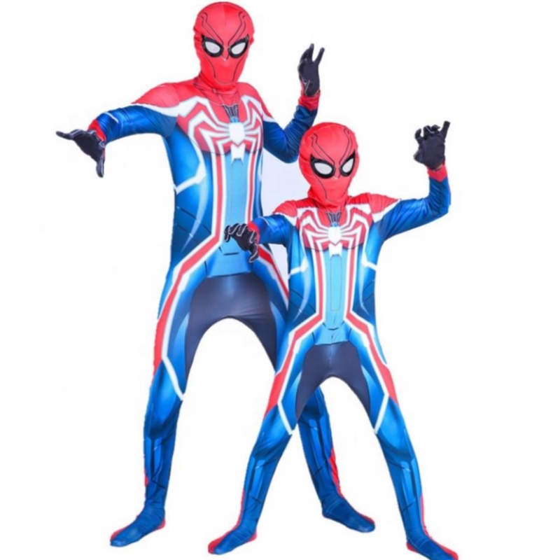 Barn pojkar halloween muskel spiderman kostym baby halloween kläder barn cosplay jumpsuit