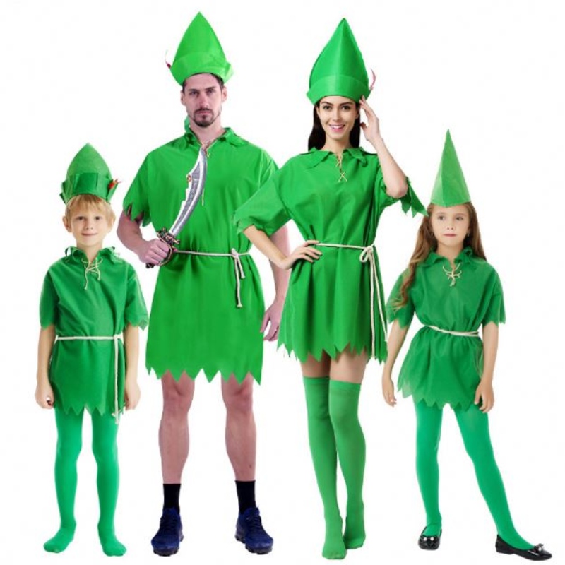 Halloween Costume Cosplay Theme Party Spela Parent-Child Costume Peter Pan