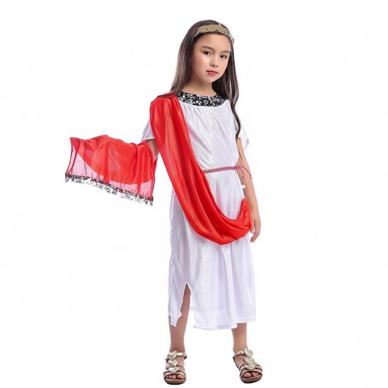 Partihandel Ancient Greek Goddess Roman Costume Girl Egyptian Farao Cosplay Stage Rollspel Kostym