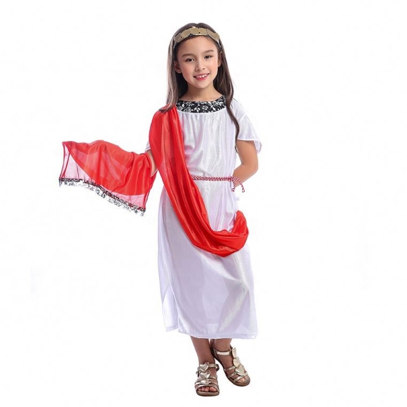 Partihandel Ancient Greek Goddess Roman Costume Girl Egyptian Farao Cosplay Stage Rollspel Kostym