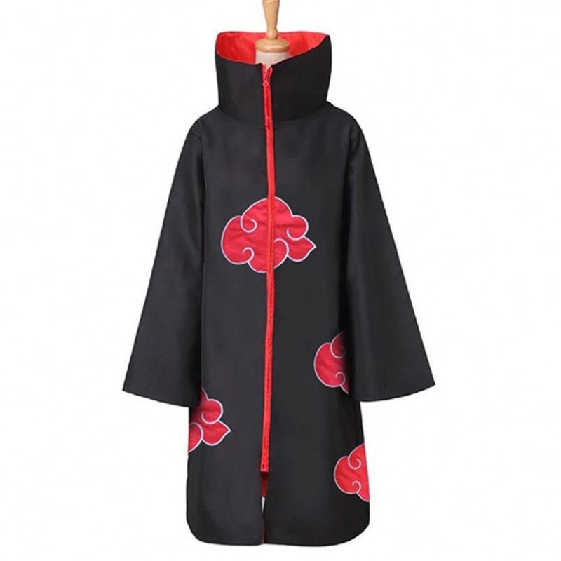 Cosplay set anime akatsukiuchiha itachi kostym halloween julfest sasuke klädklocka cape vuxna barn cosplay