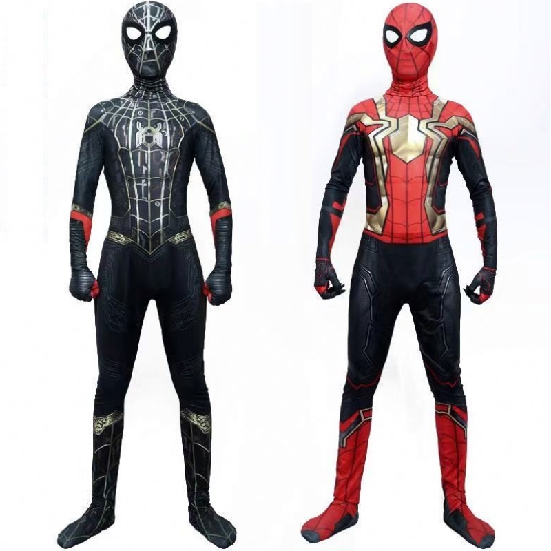 Superhjälte kostym bodysuit för barn halloween cosplay jumpsuit 3d stil vuxen spiderman kostym cosplay kostymer