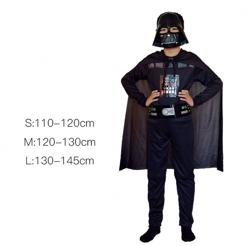 Trooper Skywalker Cosplay Costume Kids Boys Halloween Carnival Party Clothes Cape Mask