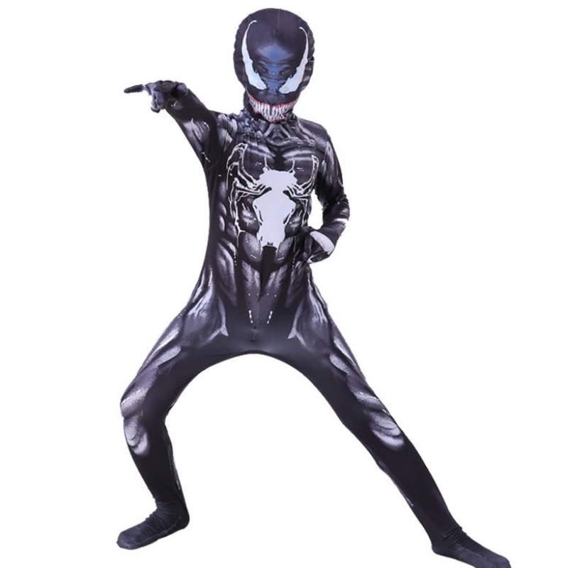 Ny design vuxen kostym barn kostym jumpsuit pojkar symbiote spiderman kostymer superhjälte cosplay halloween kostymer