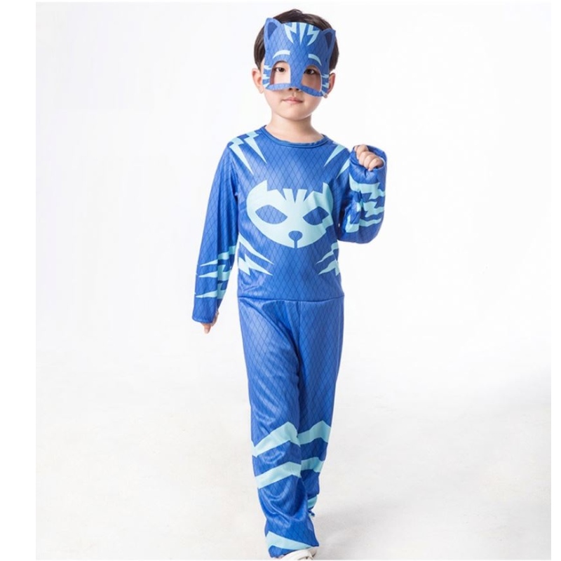 2021 Kostym Halloween Cosplay Ny långärmad förklädnad Cape Superhero Cosplay Halloween Anpassade kostymer för barn