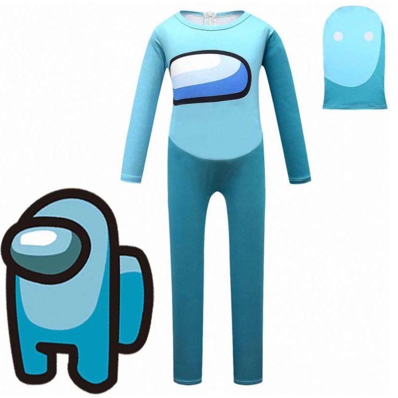 2st Anime Game Cosplay Costumes For Kids Boys Girls Jumpsuit&mask Halloween Costume