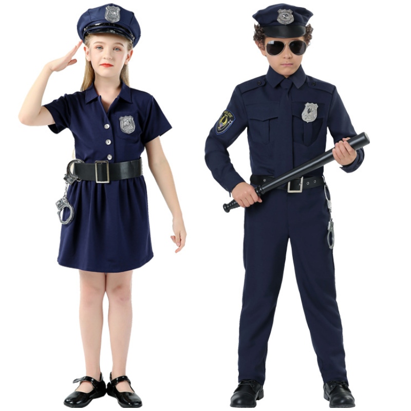 Barn Halloween Man Costumes Kids Party Carnival Uniform 100-160 cm pojkar armé män cosplay kläder