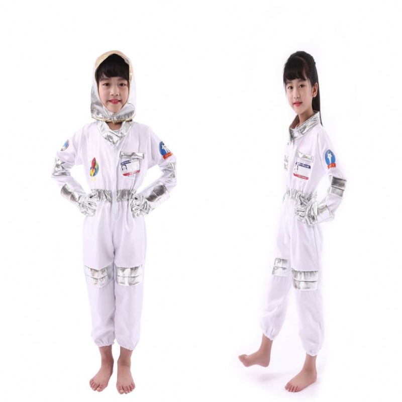 Spel Astronaut Cosplay Costume Halloween Costume Helloween Carnival Cosplay Full Dressing Ball Kids Rocket Space Suit