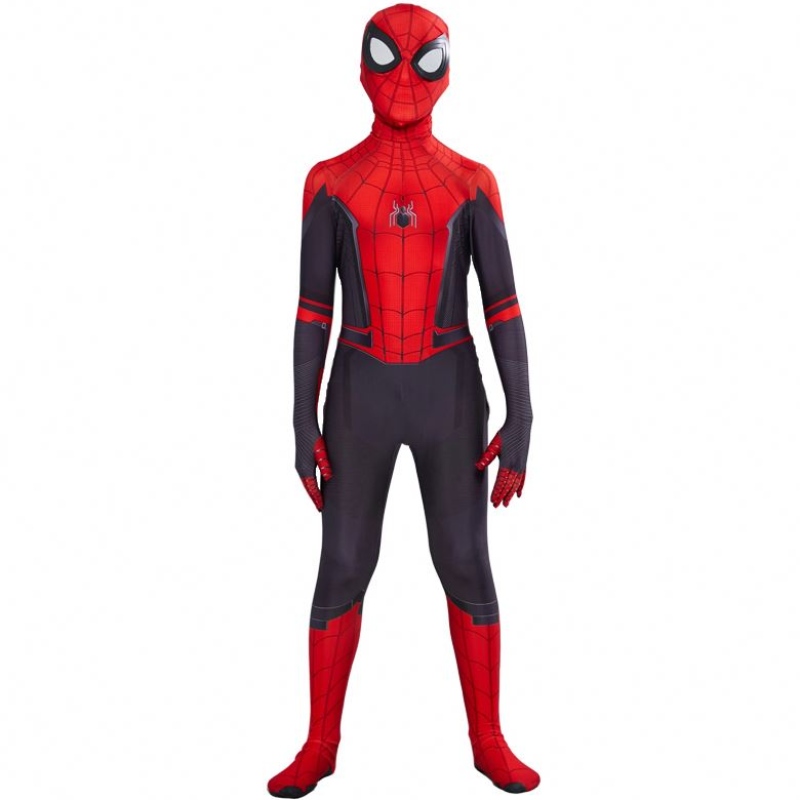 Iron Spider Cosplay Amazing Spiderman Miles Halloween Costume Peter Parker Zentai Suit Superhero Bodysuit For Kids Adult