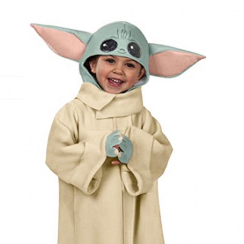 Baby yoda cosplay costume yoda war anime barn coverall