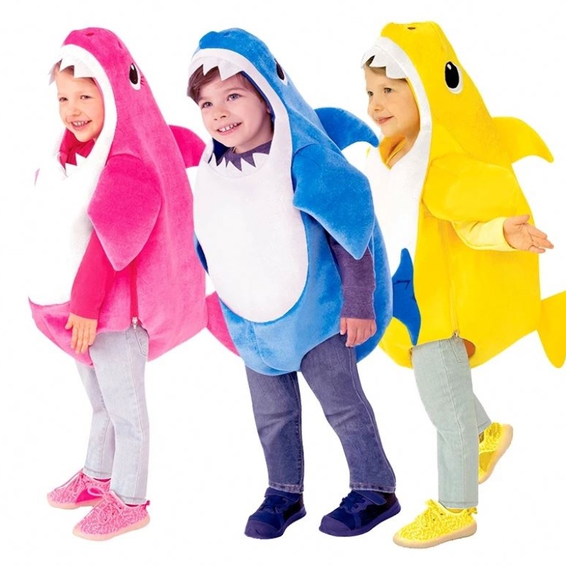 2022 Toddler Family Shark Costume Cosplay Halloween Costume For Kids Animals Costume For Children Carnival Party Dress Up