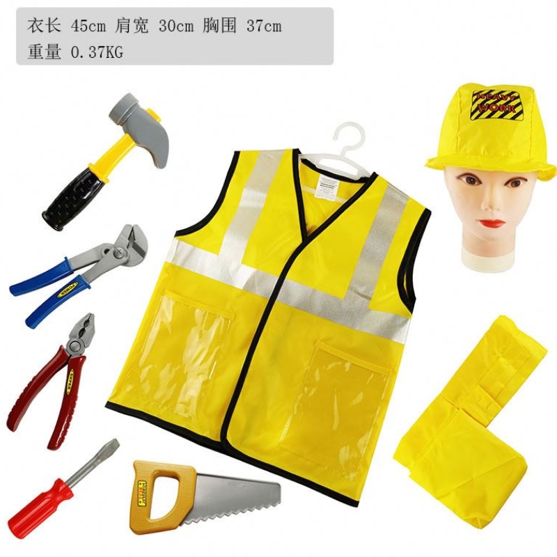 Ny design cosplay kostym doktor sjuksköterska brandman kläder barn professionella kläder med fabrik direkt pris