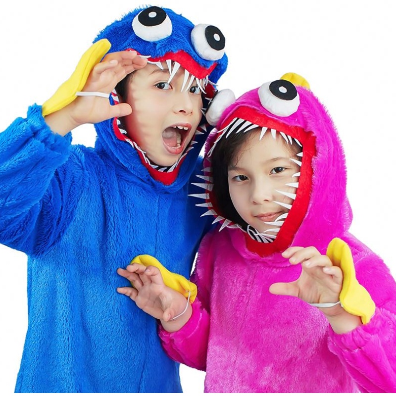 Wuggy Costume Poppy Playime Game Character Plush Jumpsuit Horror Scary Soft Gift for Kids Carnival Party Cosplay Clothes