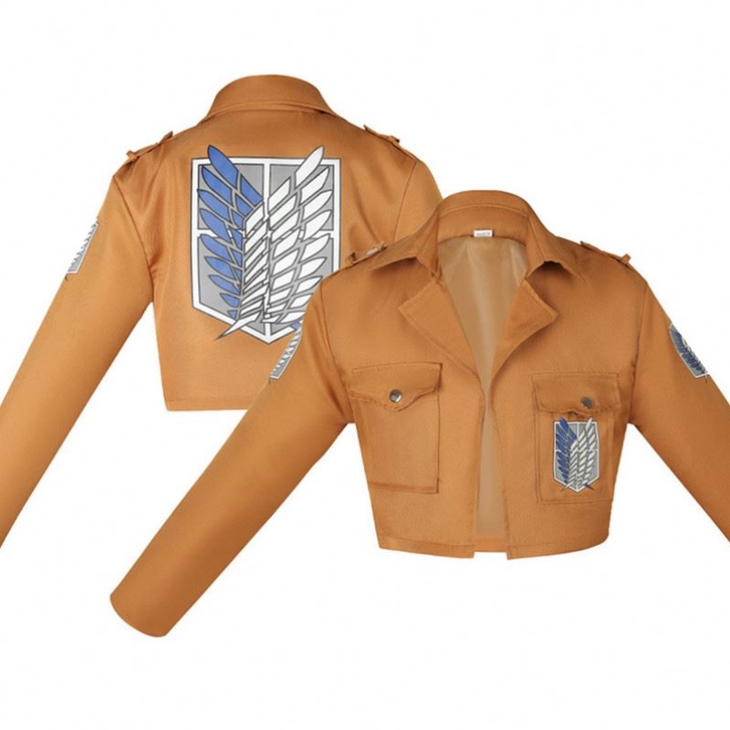 Attack på Titan Cosplay Shingeki No Kyojin Jacket Recon Corps Leather Skirt Hookshot Belts Suspeners Ackerman Costume Hot Anime