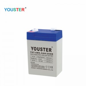Youster Lead Acid Battery 6V 5.0Ah Battery Use for Lighting/ups/CCTV/HOME Appliance/solar/inverter