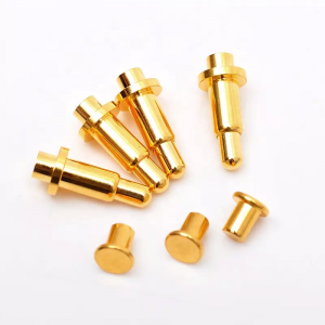 Pogo-stift med standard genom hål