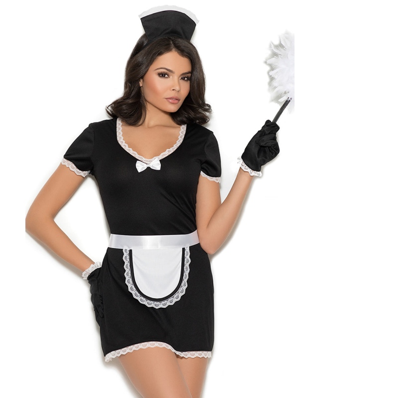 FLIRTY FRENCH MAID COSTUM