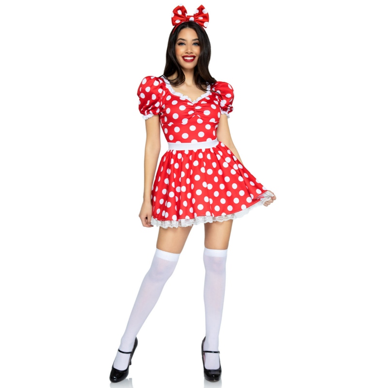 POLKA DOT MINI DRESS