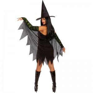 Fröken förtrollande häxkostym
