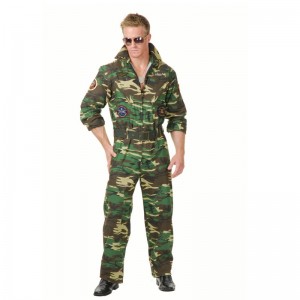 TOP GUN CAMO JUMPSUIT COSTUM