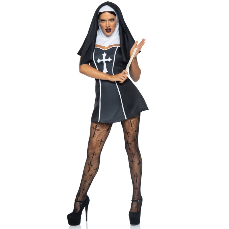 NAUGHTY NUN HALLOWEEN COSTUM