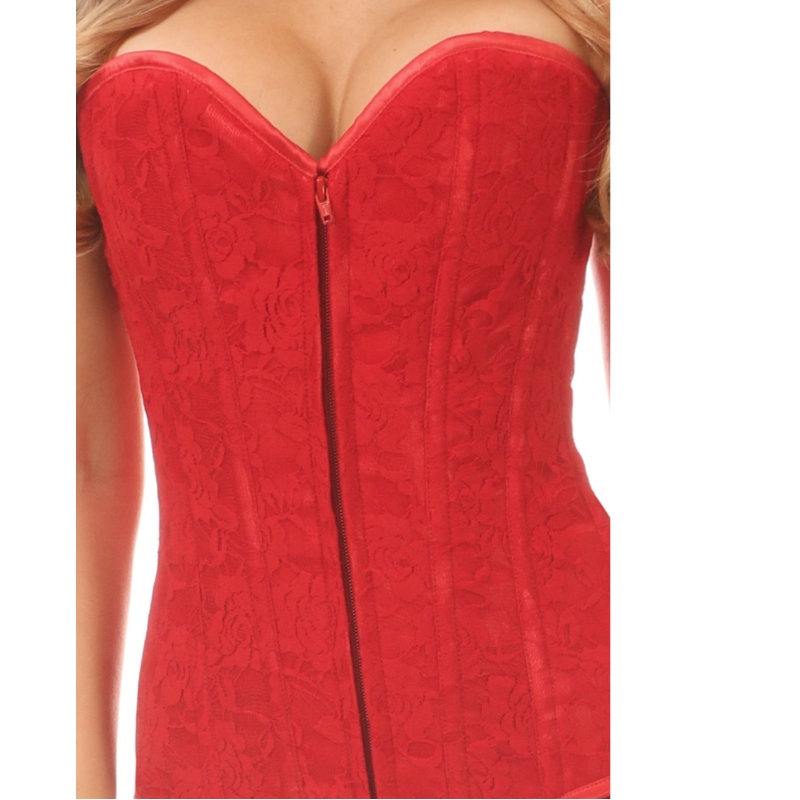 RÖD LACE OVERBUST CORSET