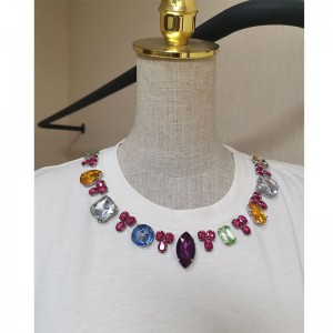 ny tencel linne bomullsblandning hög kvalitet ladie\\\'s t-shirt