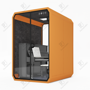 Ingen beröring avdelningar isolering rörlig 4 personer kontorspod byggnad traditionell ljudisolerad bås konversation mötesrum