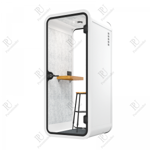 Rörlig ljudisolerad akustisk mötespod ljudisolerad kontorstelefonkiosk ljudisolerad telefonkiosk för kontor privata pods