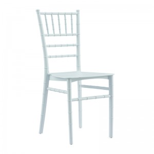 Tiffany Style Party plast bröllop Stackbar Uthyrning Bankett Party PP Stol Möbler Händelsestol