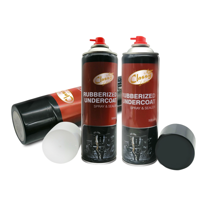 Snabbtorkande bil underrockfärg gummierad underbeläggning aerosolspray