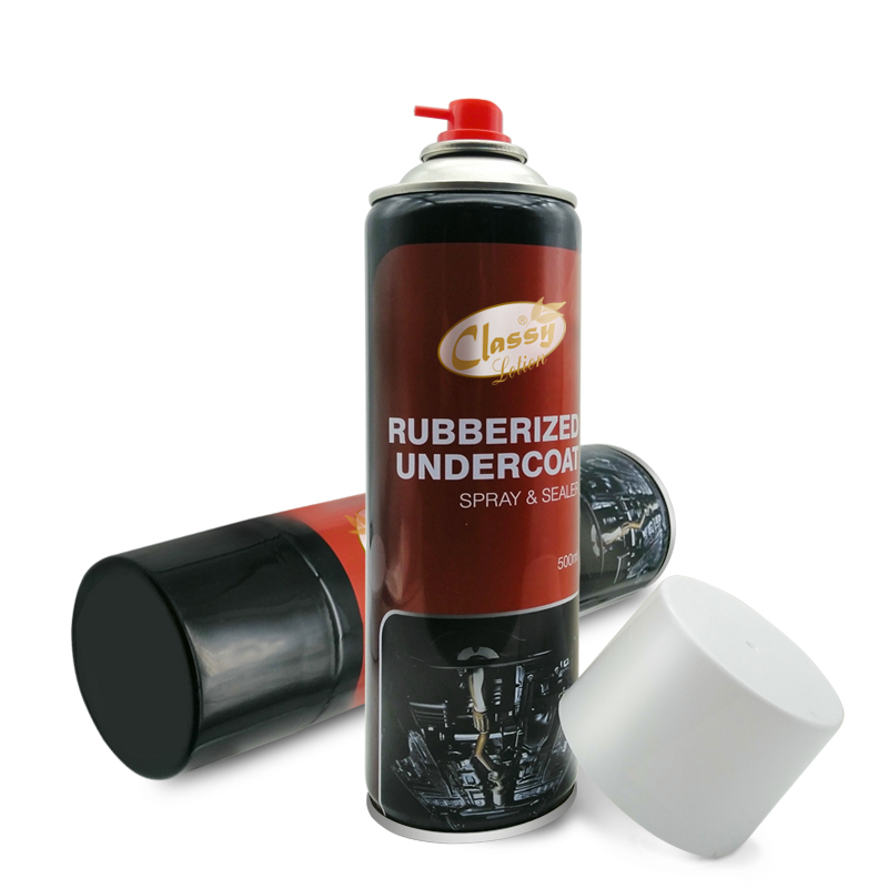 Snabbtorkande bil underrockfärg gummierad underbeläggning aerosolspray