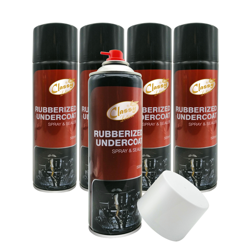 Snabbtorkande bil underrockfärg gummierad underbeläggning aerosolspray