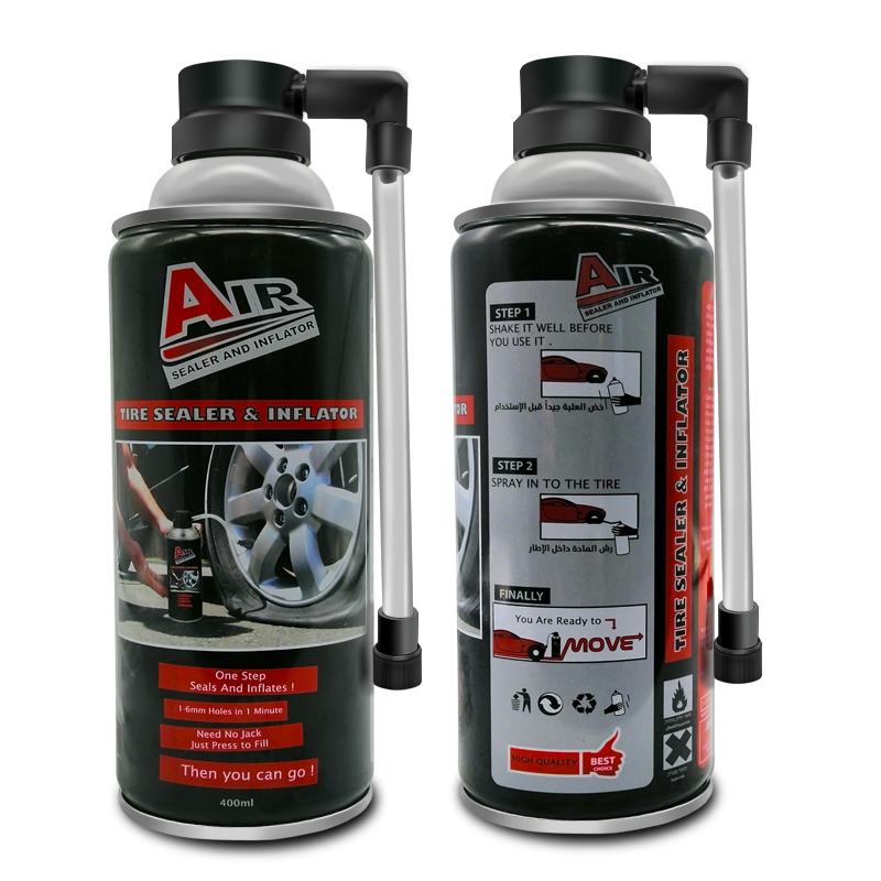 Auto Car Care Products Portable Tire Sealer Flator Spray