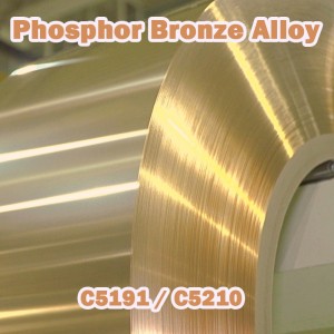 C5191 C5210 Phospor bronslegeringsserie