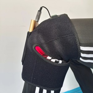 2 st infraröd rött ljusterapi armbälte, 660nm/850nm våglängd, bärbar röd ljusterapi för axel, rygg, fötter knä etc.