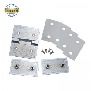 Inåt krökt gångjärn