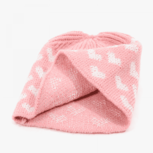 Reflekterande garn jacquard stickad hatt