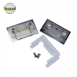 Dubbelhål kamberat 0 graders glasklämma