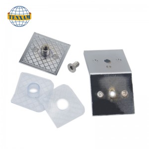 En sida krökt 135 graders fixeringsklämma