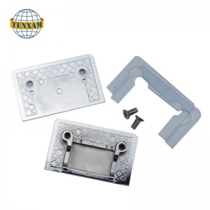 Filet avfasad kant 0 graders glasklämma