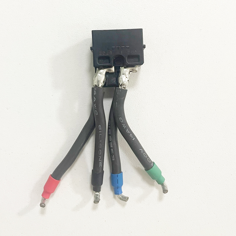 Lotes 4.2mm tonhöjd 2x4 Pin AWAF0046 Power Dip Harness Connector Wire New Energy Electric Fordon Solpanel Kabel Anpassning