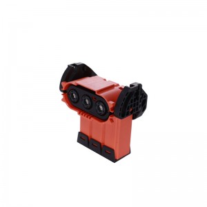 200a/3000V 3 -stift DC Högspänningskontakt armbågsplugg