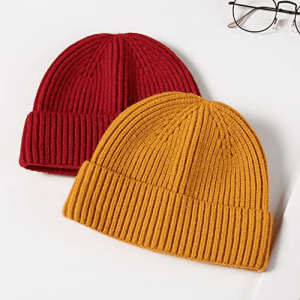 Kort fiskare beanie för män kvinnor, beanie hatt