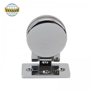 Fabriksprisvägg till glas gångjärn dusch dörr gångjärn runda