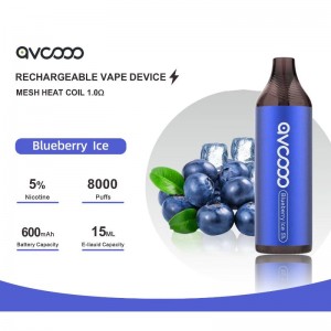 AVCOOO Uppladdningsbar vape -enhet 8000 puffar