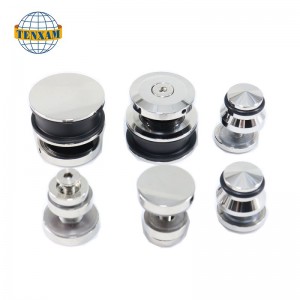 Rostfritt stål glas dusch skjutdörr hårdvarubeslag med badrum skjutdörr slidrulle