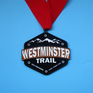 Anpassade maratonmetallmedaljer halv maratonmedalj