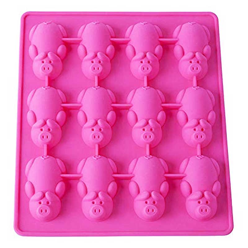 Silikonform 12 Little Pig Cake Mold For Cakes Baking Mold Decoration Molds Tools